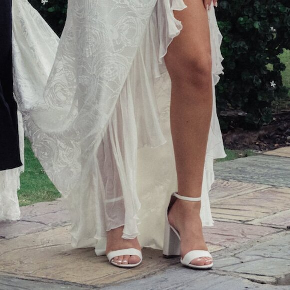 Sam Edelman Yaro Heel in Bright White - size 9 - Picture 2 of 14